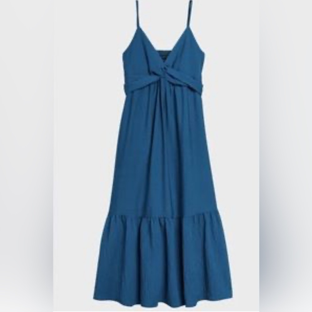 Banana Republic Front Twist Midi Sundress